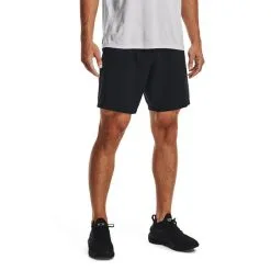 Under Armour UA Woven Graphic Shorts, Black/White