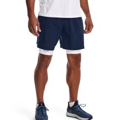 Under Armour UA Woven Graphic Shorts, Academy -butik med fitnessudstyr 1370388 408R UnderArmour UA Woven GraphicShorts Academy 0123 3