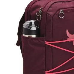 UA Project Rock Brahma BP, Dark Maroon/Deco Rose/Blitz Red -butik med fitnessudstyr 1372291 600.MASTER UA Project Rock Brahma BP Dark Maroon Deco Rose Blitz Red 04 0922
