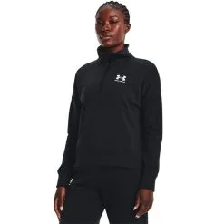 Under Armour Rival Fleece Half Zip, Black