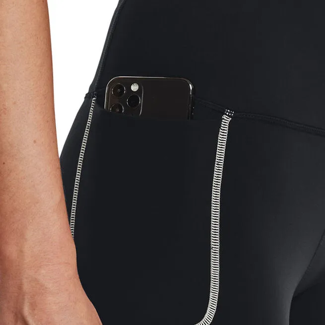 UA Project Rock Meridian Legging, Black/Summit White 3 UA Project Rock Meridian Legging, Black/Summit White - Billede 3