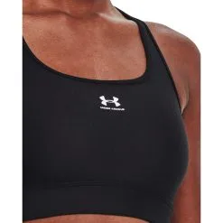 Under Armour UA HG Armour Mid Padless, Black -butik med fitnessudstyr 1373865 002 COLLAR