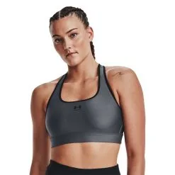 Under Armour UA Authentics Mid Padless, Pitch Gray/Black