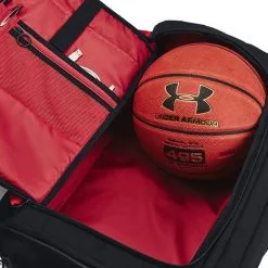 UA Project Rock Duffle Back Pack Black -butik med fitnessudstyr 1376459 001.MASTER UA ProjectRock Duffle Back Pack Black 0123 2