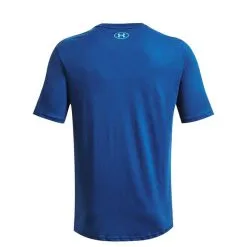 UA Project Rock Training SS, Blue Mirage -butik med fitnessudstyr 1376891 471R UA Project Rock Training SS Blue Mirage 05 jan23