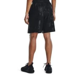 Under Armour UA Woven Emboss Short, Black -butik med fitnessudstyr 1377137 001R 4 0223