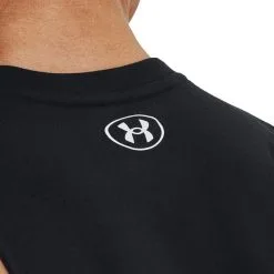 UA Project Rock Iron Muscle Tank, Black -butik med fitnessudstyr 1377290 001R UA ProjectRock Iron Muscle Tank Black 0123 3 2