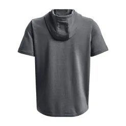 Project Rock Terry SS Hood, Pitch Gray -butik med fitnessudstyr 1377427 012R Project Rock TerrySSHood PitchGray mars23 1