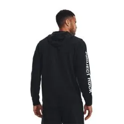 Project Rock Terry Hood, Black -butik med fitnessudstyr 1377428 001R UA Project Rock Terry Hood Black 03 jan23 1