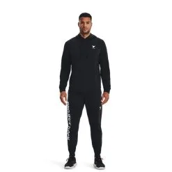 Project Rock Terry Jogger Black -butik med fitnessudstyr 1377430 001R UA Project Rock Terry Jogger Black 02 jan23