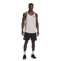 Project Rock Woven Shorts Black -butik med fitnessudstyr 1377431 001R UA Project Rock Woven Shorts Black 03 jan23