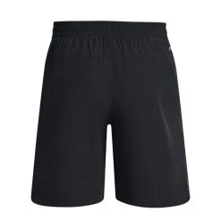 Project Rock Woven Shorts Black -butik med fitnessudstyr 1377431 001R UA Project Rock Woven Shorts Black 06 jan23