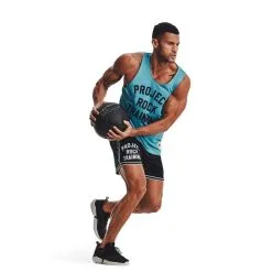 Project Rock Penny Mesh Shorts TG Black -butik med fitnessudstyr 1377443 001R UA Project Rock Penny Mesh Shorts TG Black 05 jan23