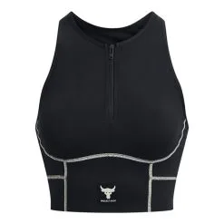 Project Rock Meridian Zip Tank Black