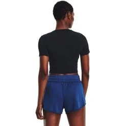 Project Rock Stay Hungry Crop SS Black -butik med fitnessudstyr 1377458 001R Project Rock Stay Hungry Crop SS Black 0123 1