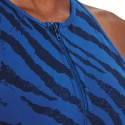 Project Rock Meridian Pt Zip Tank TG, Blue Mirage -butik med fitnessudstyr 1377951 471R 2