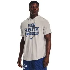 Project Rock Terry Hood TG Khaki Base -butik med fitnessudstyr 1378018 289R Project Rock Terry Hood TG Khaki Base 0123 5