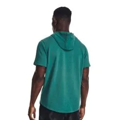 Project Rock Terry SS Hood Fam Coastal Teal -butik med fitnessudstyr 1378019 722R UA Project Rock Terry SS Hood Fam Coastal Teal 02 jan23 1