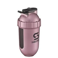 Shakesphere View Tumbler 700 Ml -butik med fitnessudstyr 1455070R Shakesphere View Tumbler 700 ml RoseGoldBlack 03 dec22