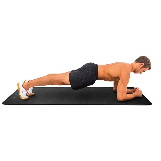 Iron Gym Exercise & Yoga Mat With Carry Strap, 4mm 2 Iron Gym Exercise & Yoga Mat With Carry Strap, 4mm - Billede 2