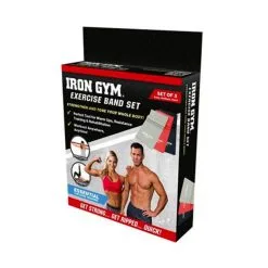 Iron Gym Exercise Band Set (set Of 3) -butik med fitnessudstyr 1506 55 iron gym exercise band set 3