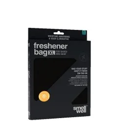 Smell Well SmellWell - Freshbag XL , Solid Black -butik med fitnessudstyr 1522 SmellWell Freshbag XL Solid Black 04 dec21