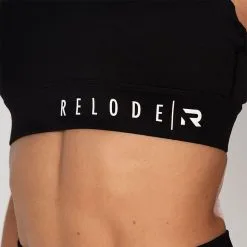 Relode Core Sports Bra, Black 6 Relode Core Sports Bra, Black -butik med fitnessudstyr 1687 13R Relode Core Sports Bra Black 03 0922
