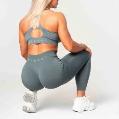 Relode Prime Scrunch Tights, Green -butik med fitnessudstyr 1687 35R Relode Prime Scrunch Tights Green 0922