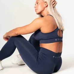 Relode Prime Scrunch Top, Blue -butik med fitnessudstyr 1687 37R Relode Prime Scrunch Top Blue 0922 1