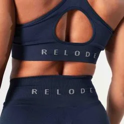 Relode Prime Scrunch Top, Blue -butik med fitnessudstyr 1687 37R Relode Prime Scrunch Top Blue 0922 2