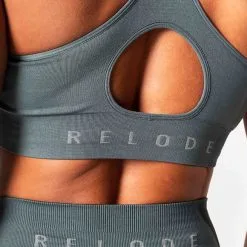 Relode Prime Scrunch Top, Green -butik med fitnessudstyr 1687 38R Relode Prime Scrunch Top Green 0922