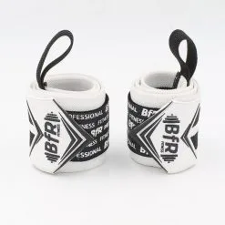 BfR Professional BfR Pro Wrist Wrap, White, 18" -butik med fitnessudstyr 2001 12 bfr pro wrist wrap white 18 tum bfr professional 2