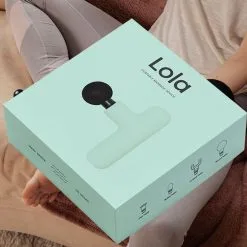 Lola Massage Gun, Mint Green 32 Lola Massage Gun, Mint Green -butik med fitnessudstyr 2020 14 LOLA Massage Gun Mint Green 0223 1