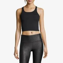 Casall Sportswear Crop Rib Racerback, White -butik med fitnessudstyr 204249010r casall bold rib crop tank black 1 1 1