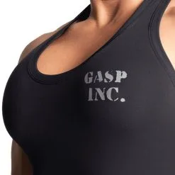 GASP Hardcore Crop T-Back, Black -butik med fitnessudstyr 210001999R Gasp Hardcore Crop T Back Black 05 jan22