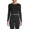 Casall Sportswear Crop Long Sleeve, Black