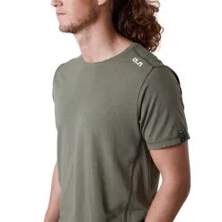 CLN Athletics CLN Trap Bamboo T-shirt, Dusty Olive -butik med fitnessudstyr 2140 82R CLN AthleticsCLN TrapBamboo T shirt DustyOlive 0123 1