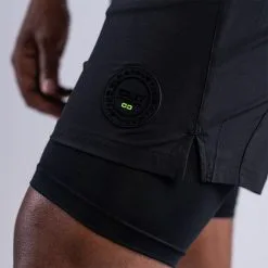 CLN Athletics CLN Rep 2 In 1 Shorts, Black -butik med fitnessudstyr 2160 00R CLN Athletics CLN Rep 2 in 1 Shorts Black 04 0922