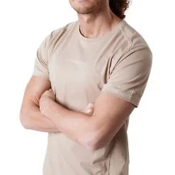 CLN Athletics CLN Challenge T-shirt, Beige -butik med fitnessudstyr 2162 49R CLN Athletic CLN Challenge T shirt Beige 0123 1