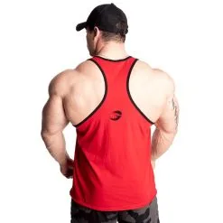 GASP Vintage T-back, Chili Red -butik med fitnessudstyr 220446370107R Gasp Vintage T back Chili Red 03 0122
