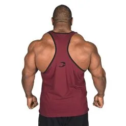 GASP Vintage T-back, Maroon -butik med fitnessudstyr 220446393R Gasp Vintage T back Maroon 02 0521 2
