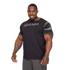 GASP Pro Logo Tee, Flame -butik med fitnessudstyr 220578994R Gasp Pro Logo Tee Washed Black 02 0420