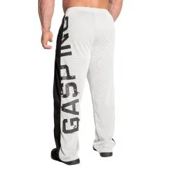 GASP No 1 Mesh Pant, White/Grey -butik med fitnessudstyr 220593008R GASP No 1 Mesh Pant White Grey 03 0321 3