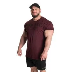 GASP Basic Utility Tee, Maroon -butik med fitnessudstyr 220606393R GASP BasicUtilityTee Maroon 0223 4