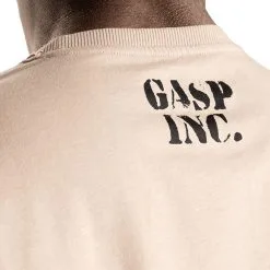 GASP Basic Utility Tee, Desert -butik med fitnessudstyr 220606770R Gasp Basic Utility Tee Desert 05 MARS21