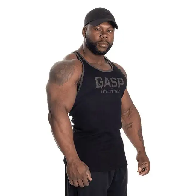 GASP Ribbed T-back, Washed Green 14 GASP Ribbed T-back, Washed Green - Billede 14