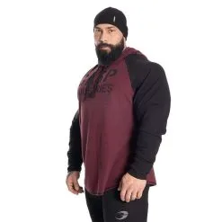 GASP L/S Thermal Hoodie, Tactical Camo -butik med fitnessudstyr 220733393R Gasp LS Thermal Hoodie Maroon 02 0521 2