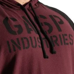GASP L/S Thermal Hoodie, Tactical Camo -butik med fitnessudstyr 220733393R Gasp LS Thermal Hoodie Maroon 04 0521 2
