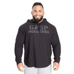 GASP L/S Thermal Hoodie, Graph Melange -butik med fitnessudstyr 220733998R Better Bodies LS Thermal Hoodie Black 01 feb21 4