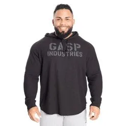 GASP L/S Thermal Hoodie, Tactical Camo -butik med fitnessudstyr 220733998R Gasp LS Thermal Hoodie Black Black 01 0521 3